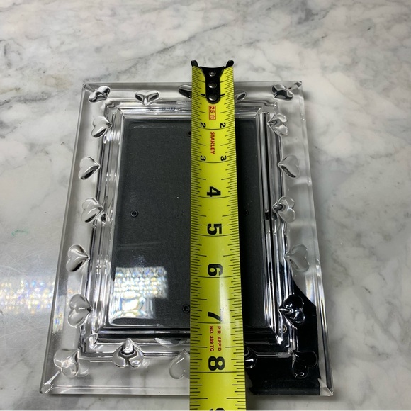 Miller Rogaska Crystal Picture Frame 4x6 Wedding  Made By Reed & Barton Dual Way - Picture 5 of 9